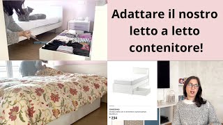 Vlog-Adattare il nostro letto a letto contenitore -un cambio lenzuola divertente-