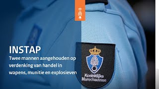 INSTAP: Twee mannen aangehouden op verdenking van handel in wapens, munitie en explosieven