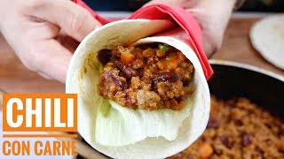 Chili con carne | Come fare il Piatto Messicano Tex Mex | Ricetta Originale |