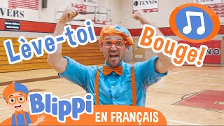 Lève-toi et bouge! | 🎵Blippi en Français -  Chansons pour enfants