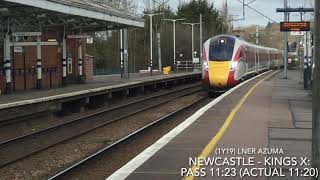 Trains at Hertford North | LNER and Great Northern diverted