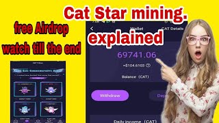 Catstar coin | catstar Mining app |Catstar App review | Free Airdrop