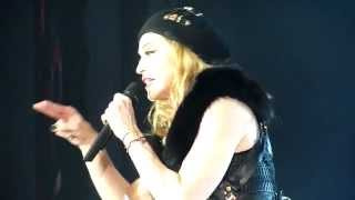 MADONNA - Speech at Hyde Park - MDNA Tour Live - London 17Th July 2012 HD