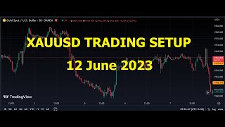 XAUUSD TRADING SETUP 12 June 2023