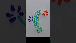 creative satisfying drops art #sorts #art  #creative #tiktok #youtubeshort