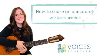 How to share an anecdote for music therapists, autism advocates & more