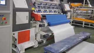 richpeace quilting machine working our factory,