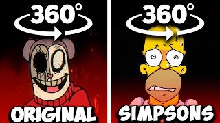 360º VR Fnf Twiddlefinger Original vs Simpsons