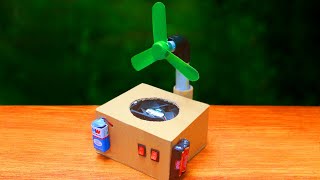 How to make best Air Cooler at home Using Cardboard DC motor Cooling Fan - Air Cooler