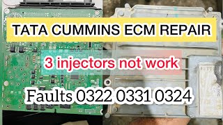 Cummins Ecm repair |3 injector kam nahi kr rahe