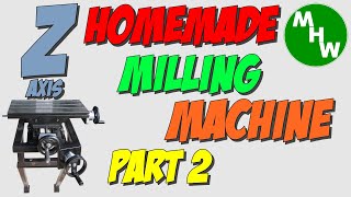 MHW Episode 31 - Homemade Milling Machine - Z Axis - Part 2