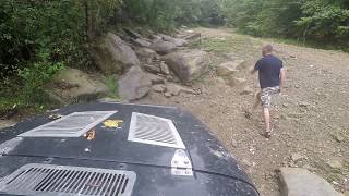 Rockgarden with the co-pilot driving