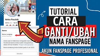 CARA MENGUBAH NAMA FANSPAGE DI HP ANDROID