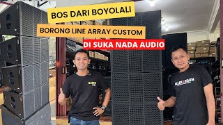 Line array custom componen soundqueen muraah joozz