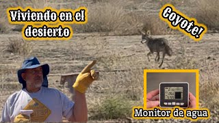 134~ PASO UN COYOTE 🔥MONITOR PARA NIVEL DE AGUA + CARTUCHO ANTISARRO 🌵#campo #rancho #vlog