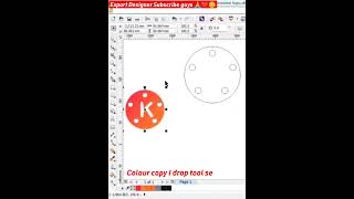 How to make kinemaster Logo | #coreldraw #logo #icon #youtubeshorts #coreldrawtutorial #tutorials.