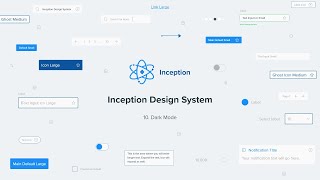 10. Dark Mode - Inception Design System For Adobe Xd