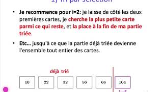 ALGO1 - Chapitre 9: Tris- Partie 1