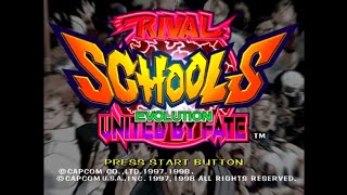 Rival Schools United by Fate Opening PS1 on PS4