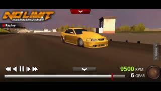 No limit drag racing 2.0 v1.8.4 Boosted GT 2001 Twin Turbo Mustang @5.615 et