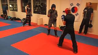 Kickboxing sparring Trym og Mikkel, full fart 😊