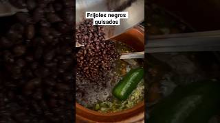 Deliciosos frijoles negros Guisados #guatemala