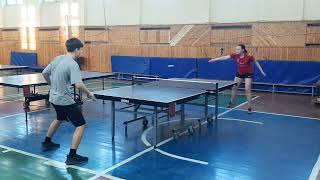 Игра за 3 место. Кондрат А. : Ежов М. Настольный теннис в Витебске.Tabletennis.