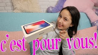 UN i PHONE X POUR VOUS! DEVENEZ  MES  SCÉNARISTES!