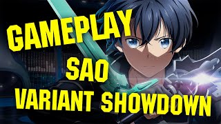 Sword Art Online Variant Showdown CBT Gameplay || SAOVS CBT Gameplay