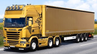 ETS2 1.48 Scania V8 Open Pipe SJ Concept V0.2 | Euro Truck Simulator 2