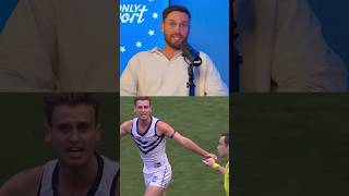 Hayden Crozier Flop created history for Freo Fans & David Mundy! #onlysport #pilot #flop