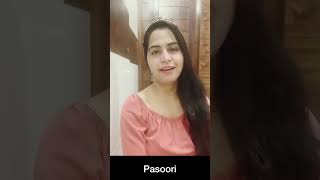 Pasoori | Shorts | Female Cover |