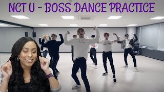 NCT U -  BOSS DANCE PRACTICE MV REACTION