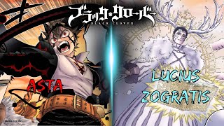 Asta VS Lucius Zogratis (Semi-Full Color)// Black Clover