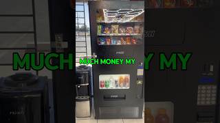 How much money I made 💵🔥 #vendingmachine #smallbusiness #shorts #asmr #money #barbershop #barber