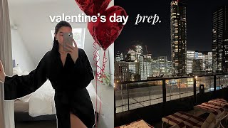 VALENTINE’S DAY PREP 2024 | glow up, aesthetic homeware haul & surprise date night