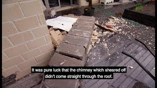 Falling chimney – 2016 Kaikoura Earthquake