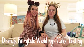 Cake Tasting for my Disney Fairytale Wedding! | Taste cake with us!