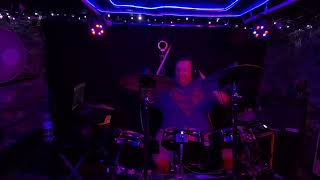 Drumming with Alesis drum kit