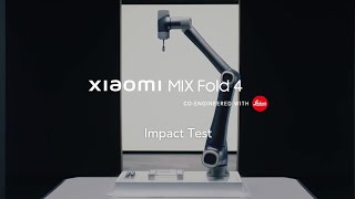 How much impact can Xiaomi Mix Fold 4 withstand with all-carbon structure design? (Eng sub)