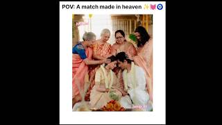 POV:A match made in heaven✨💓🧿 | Aditi-Siddharth✨🕊️| #shorts #bollywood #trending #viralvideo #love