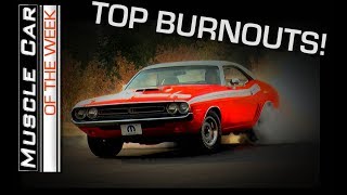 5 Top Burnouts: Muscle Car Of The Week Video Episode 235 V8TV