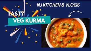 veg kurma recipe l veg korma l vegetable kurma 👌