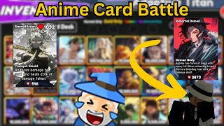 🔴LIVE | +2 LUCK EVENT ANIME CARD BATTLE | Roblox