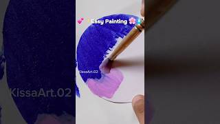 Easy Painting tutorial 😱😍😍 #art #shorts #viral #acrylicpainting