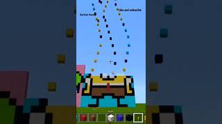 SpongeBob SquarePants Minecraft falling sand art