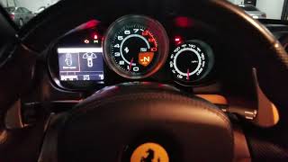 Ferrari California startup and revs