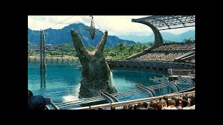 Mosasaurus Feeding Show Scene - Jurassic World (2015) Movie Clip HD