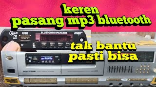 cara pasang modul mp3 bluetooth di tape deck polytron@suryaelektronikrepairs