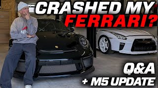 M5 UPDATE + CRASHED MY FERRARI? - Q&A with Sheepman